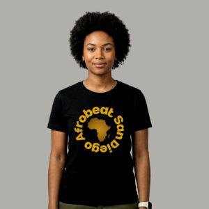 Afrobeat Sandiego Round neck Gold (Black)